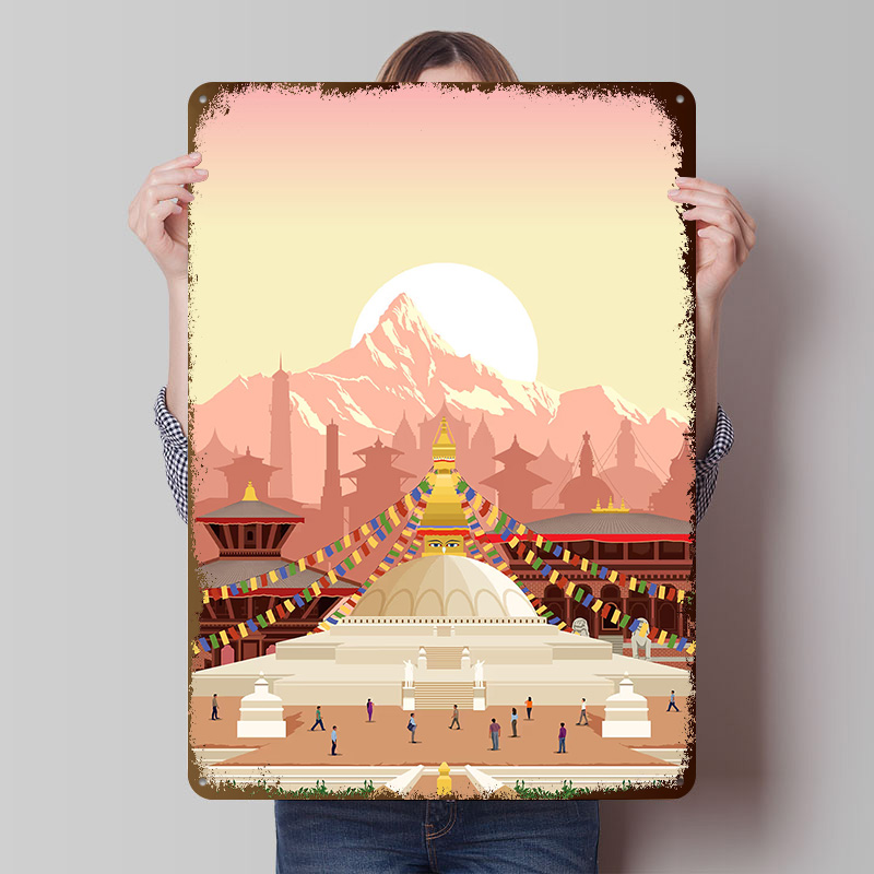 Póster de Viaje a Kathmandú, I - Home Decor Kathmandu reseña y precio