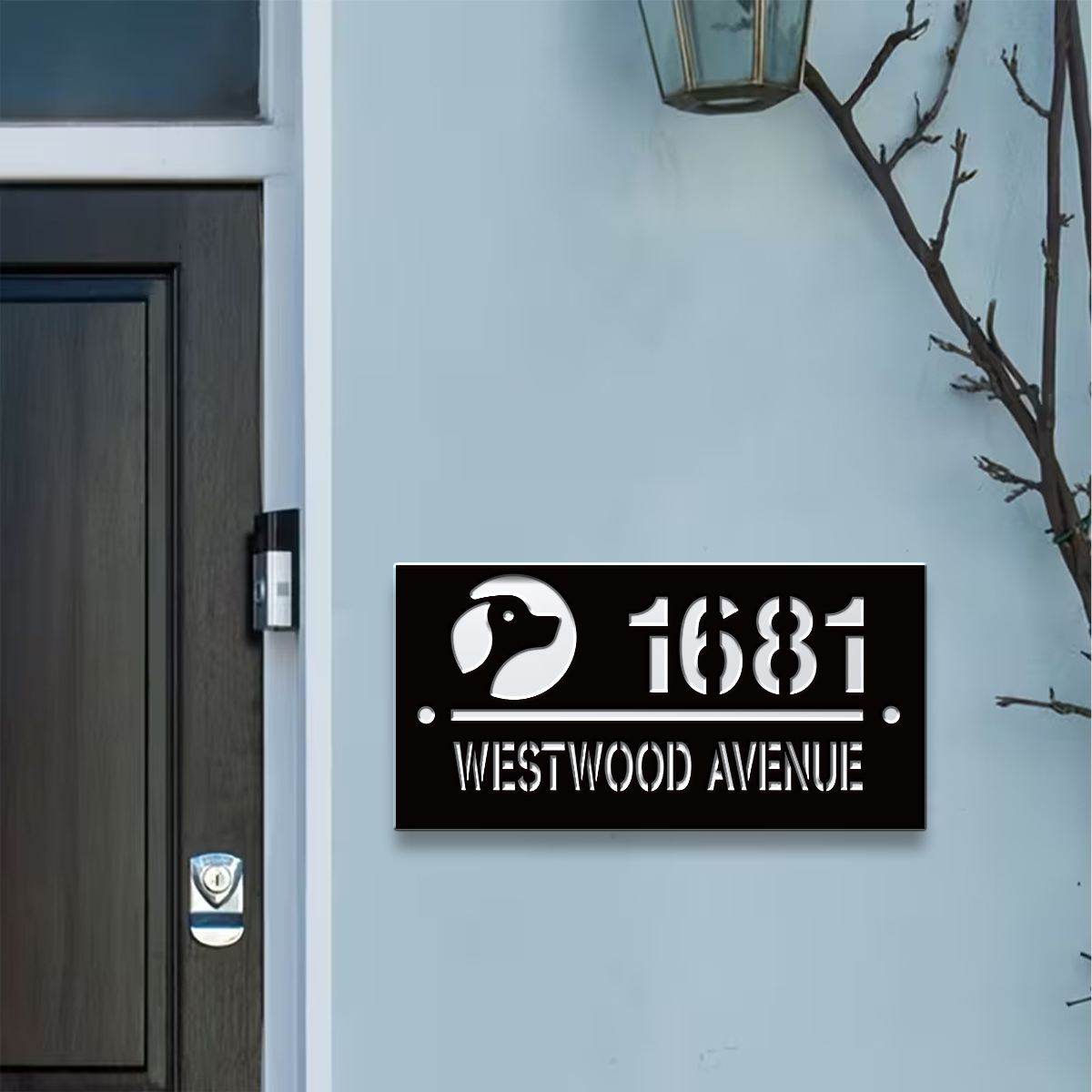 1 Pieza de Placa de Número de  - Home Decor Garden reseña y precio