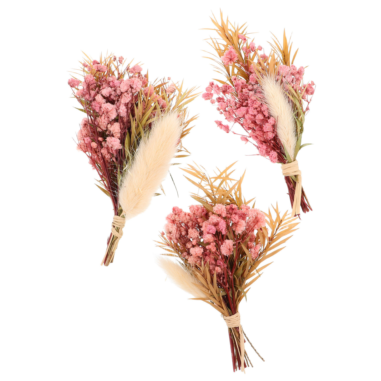 Juego de 3 Mini Ramos de Flore - Dried Flower Bouquet reseña y precio