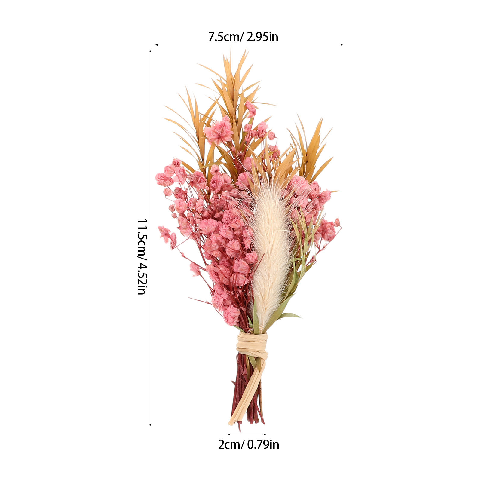 Juego de 3 Mini Ramos de Flore - Dried Flower Bouquet reseña y precio