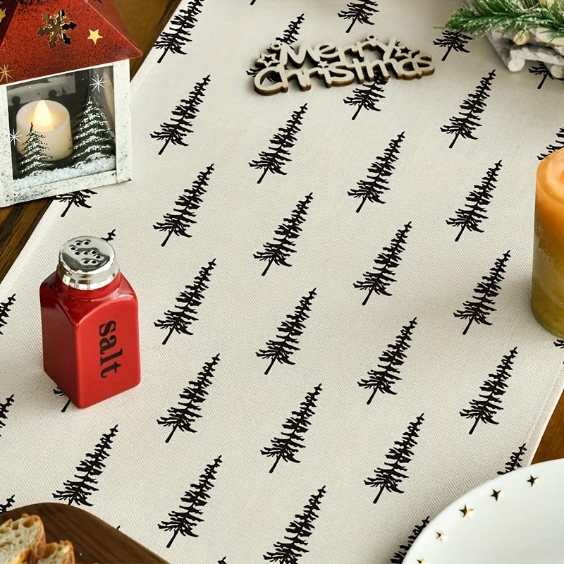 Camino de mesa de árbol de Nav - Linen Table Runner reseña y precio