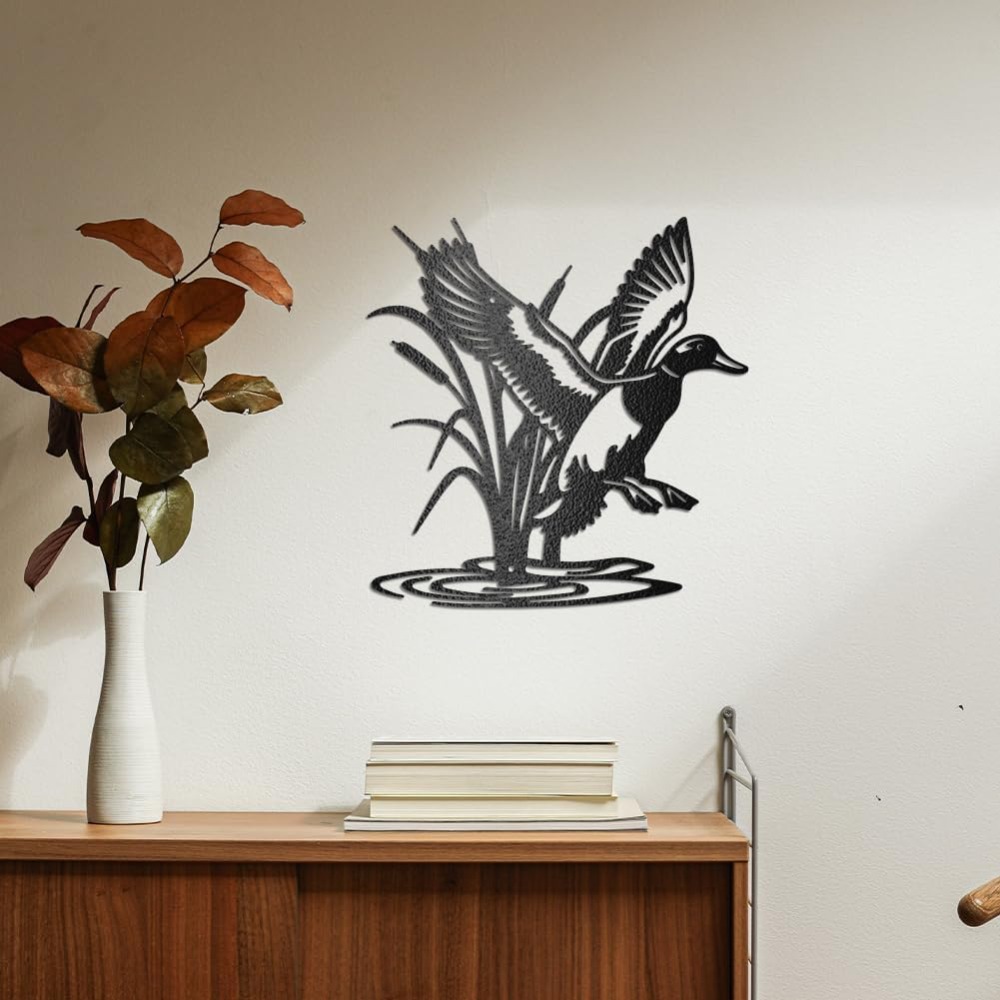 CIFBUY Arte de Pared de Metal  - Home Decor Duck reseña y precio