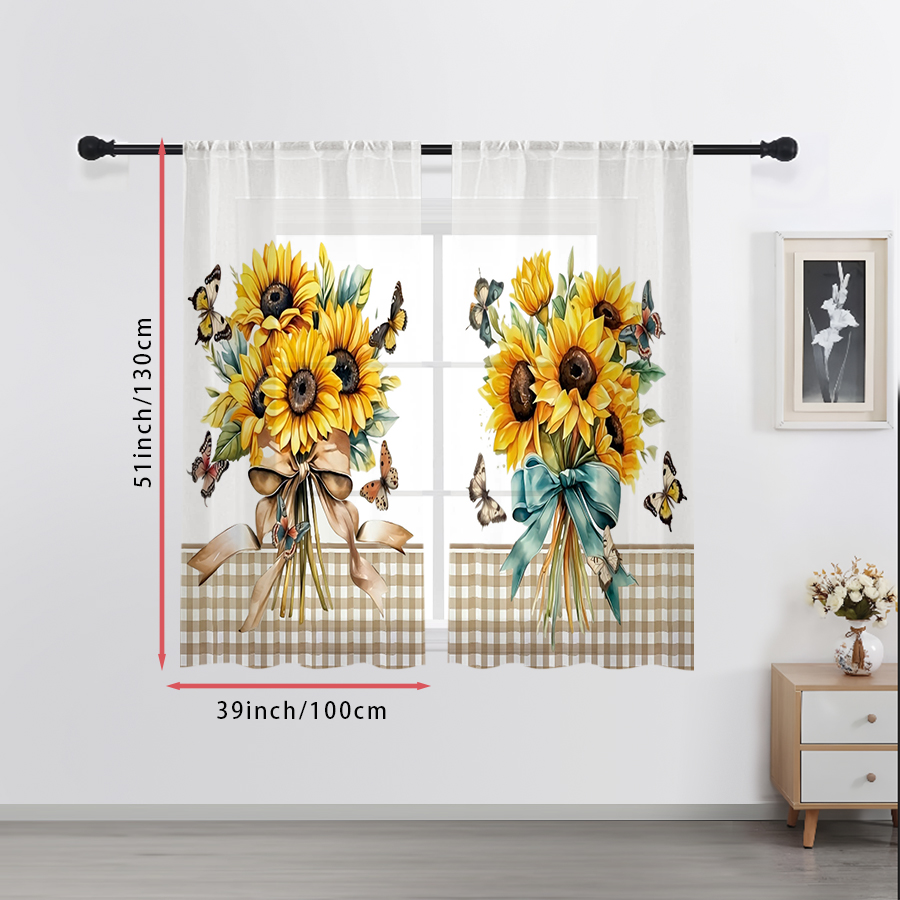 2 Cortinas Transparentes con E - Home Decor Wall Panels reseña y precio