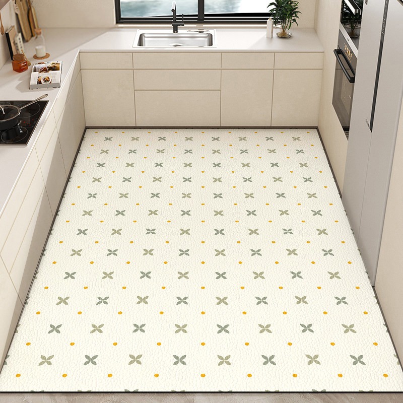 Alfombra de cocina de cuero PV - Home Decor Online Free reseña y precio