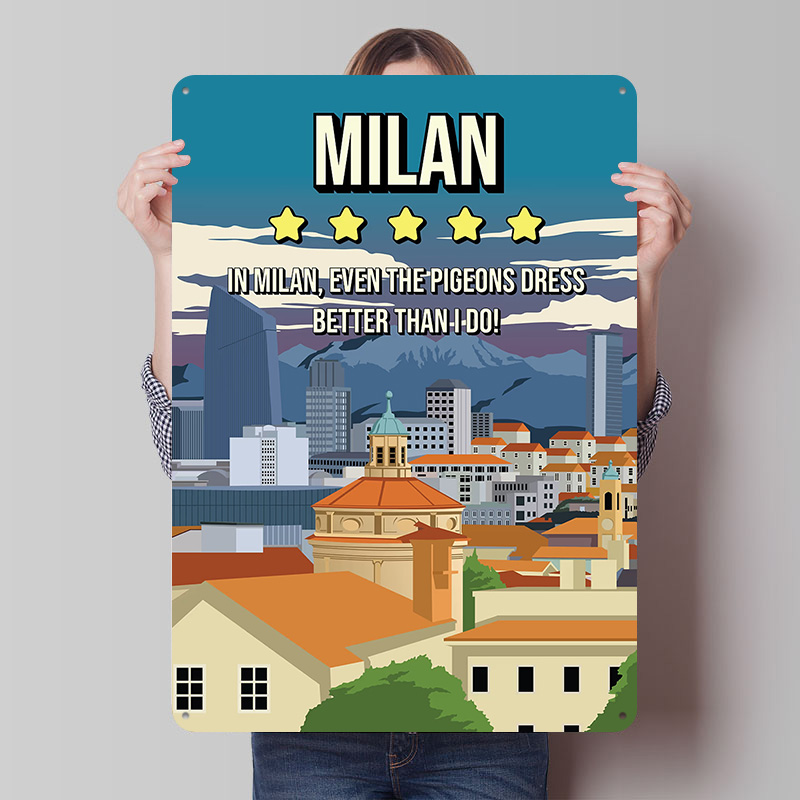 Milan Funny Review - Póster de - Review Home Decor reseña y precio
