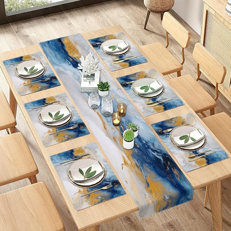 Juego de Manteles Individuales - Linen Table Runner reseña y precio