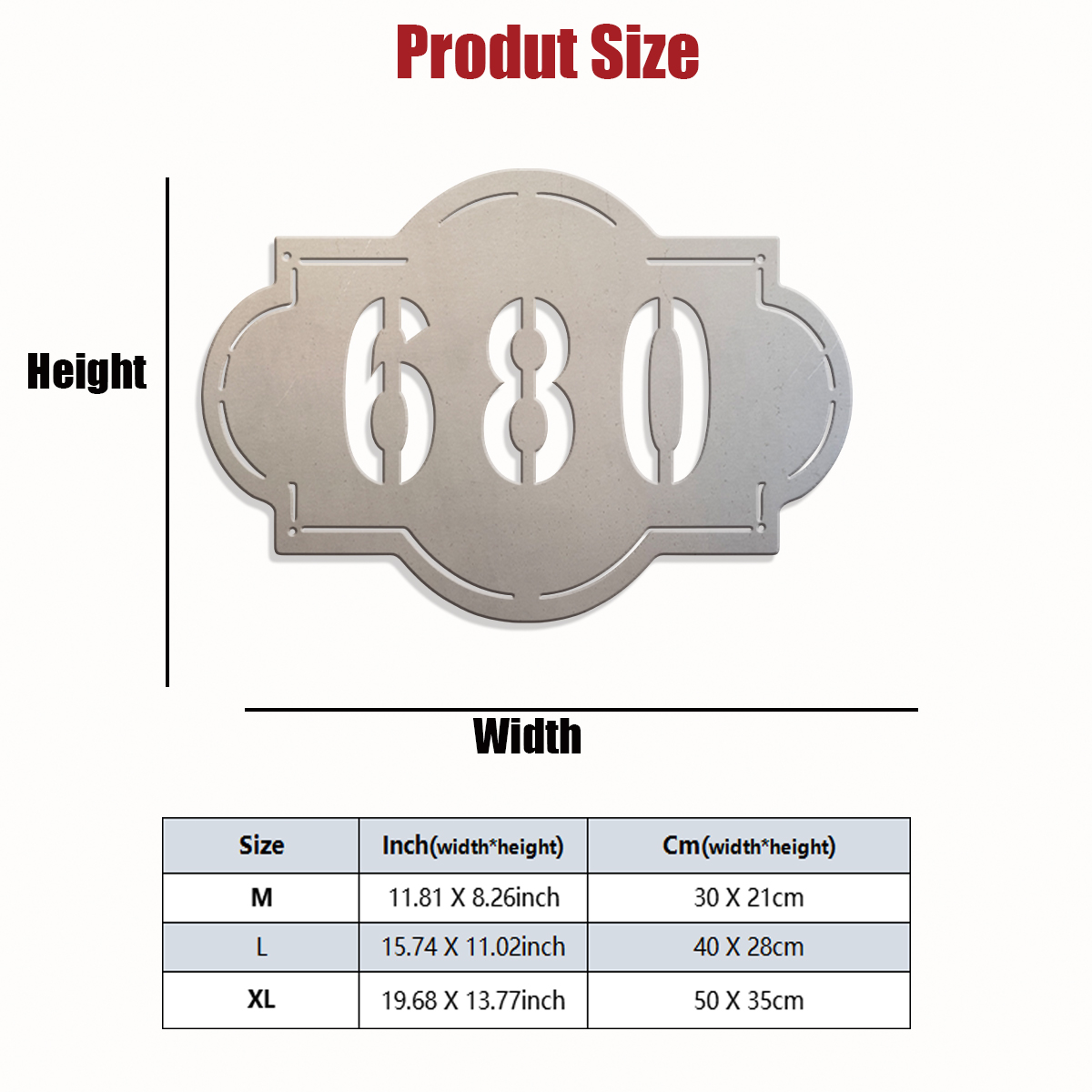 Placa de Metal Personalizada c - Home Decor Garden reseña y precio