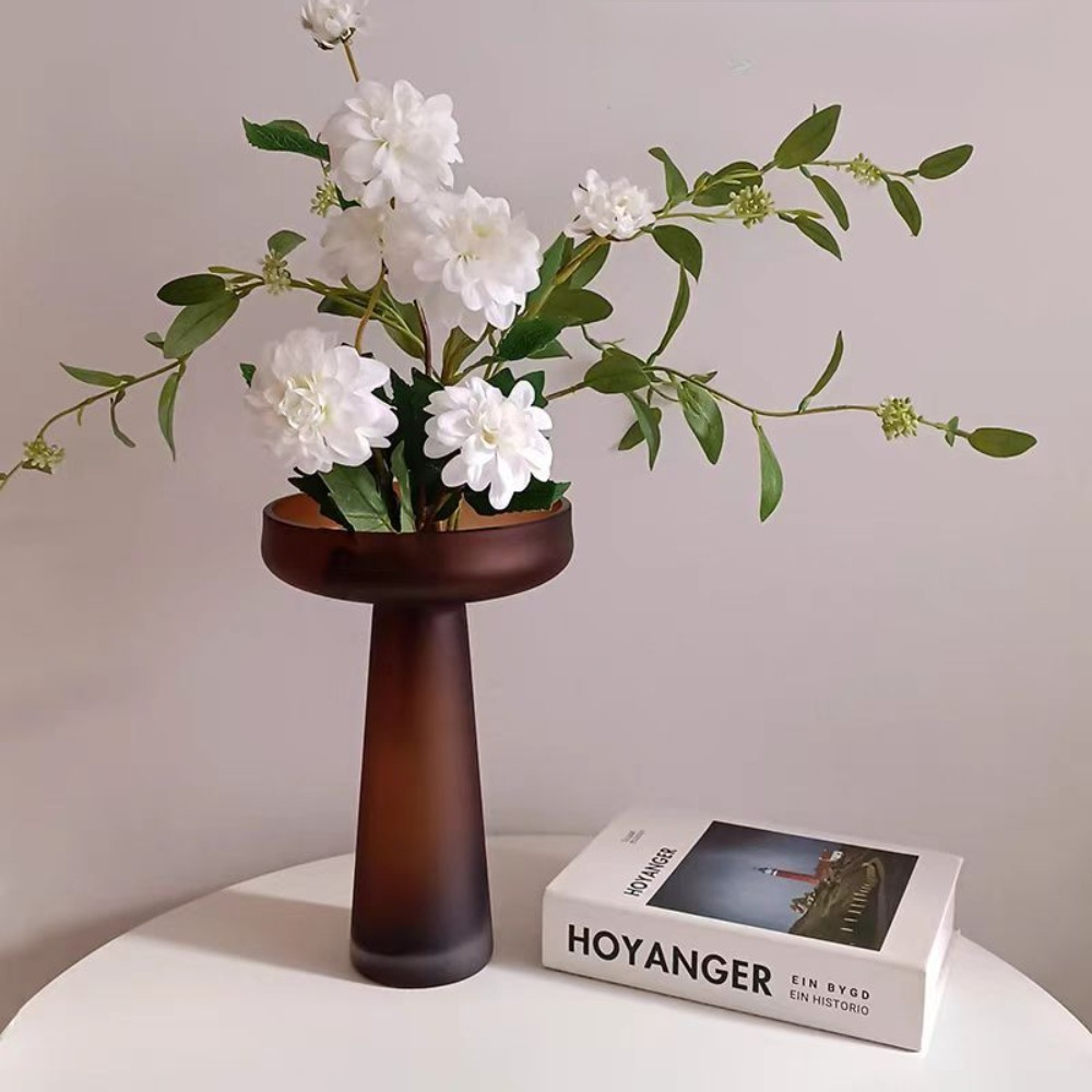 Jarrón de Vidrio Esmerilado Ma - Glass Vase Nordic reseña y precio