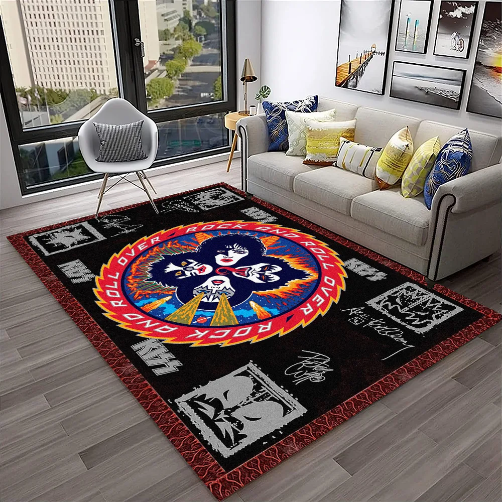 Alfombra Retro KISS Rock Band  - Home Decor Online Free reseña y precio