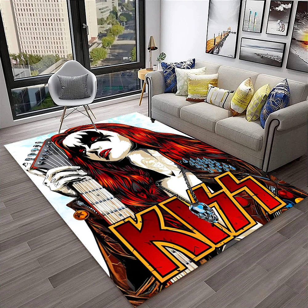 Alfombra Retro KISS Rock Band  - Home Decor Online Free reseña y precio