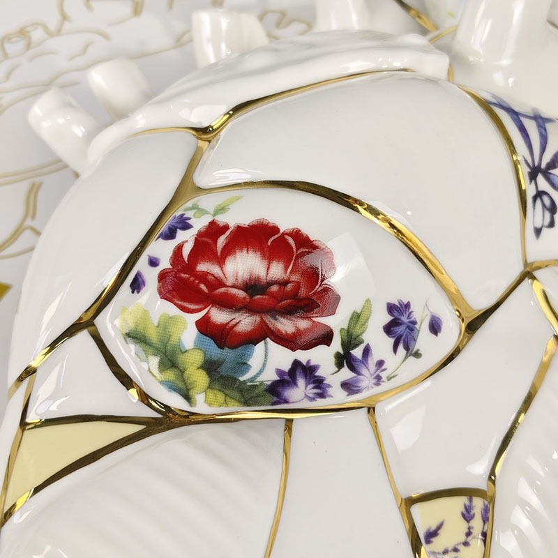 Jarrón con forma de corazón pa - Home Decor Luxury reseña y precio