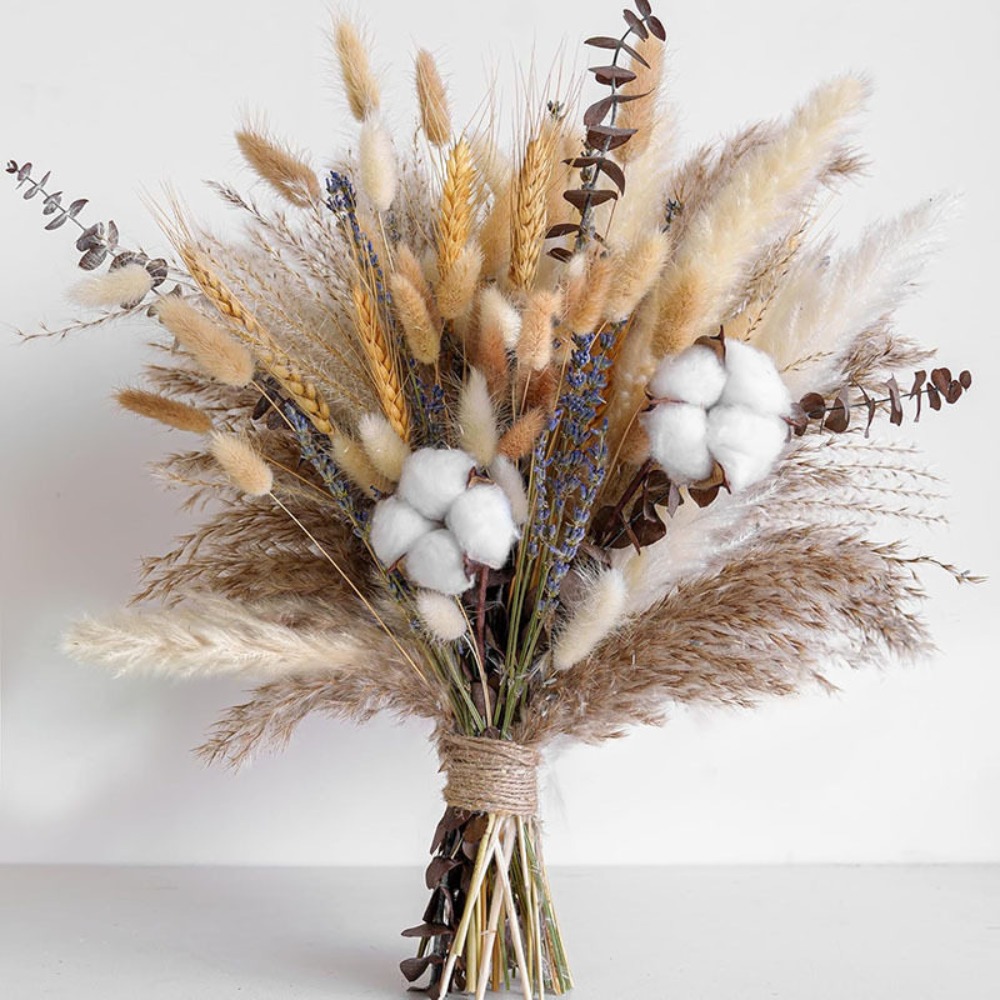 80 piezas de ramo de flores se - Dried Flower Bouquet reseña y precio