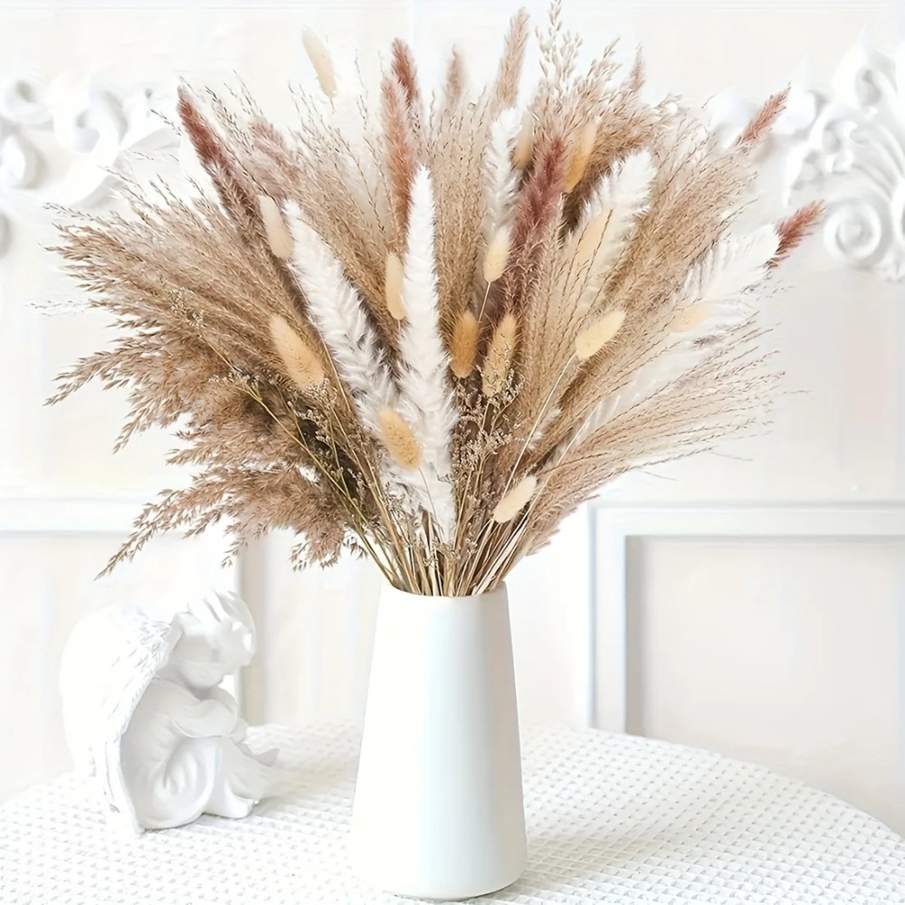 80 piezas de ramo de flores se - Dried Flower Bouquet reseña y precio