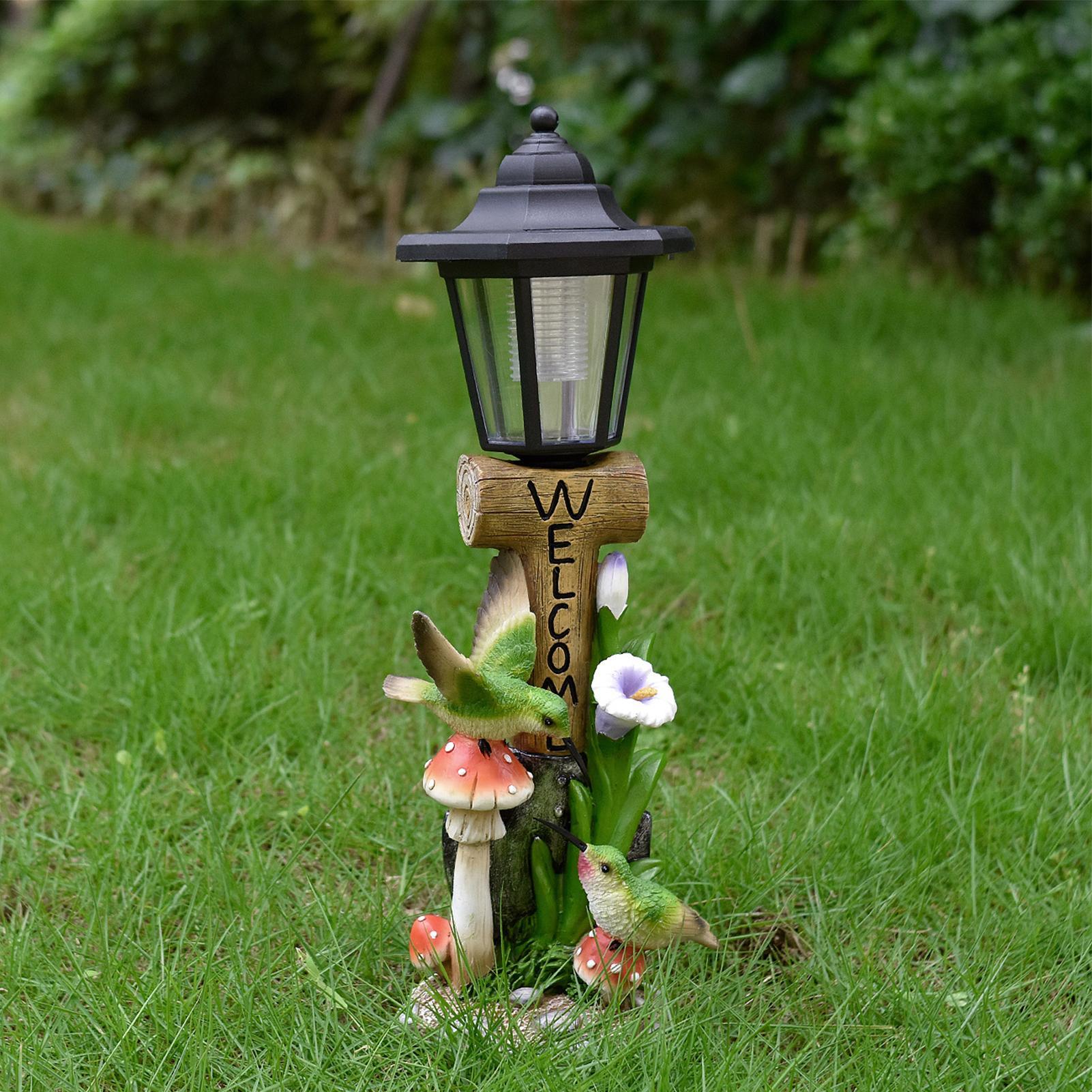 Luces solares para jardín, est - Home Decor Garden reseña y precio