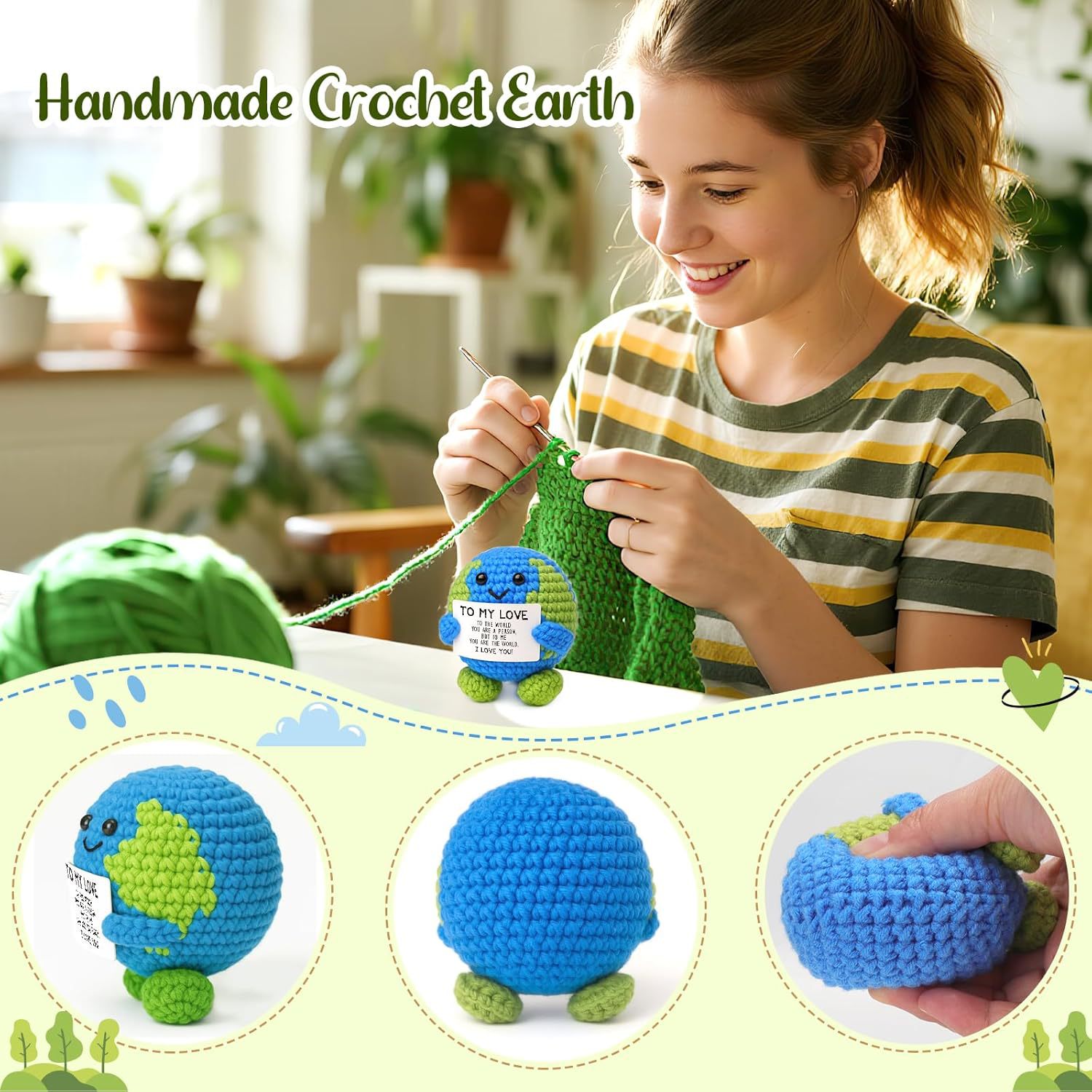 Muñeco de Ganchillo de Energía - Home Decor Duck reseña y precio