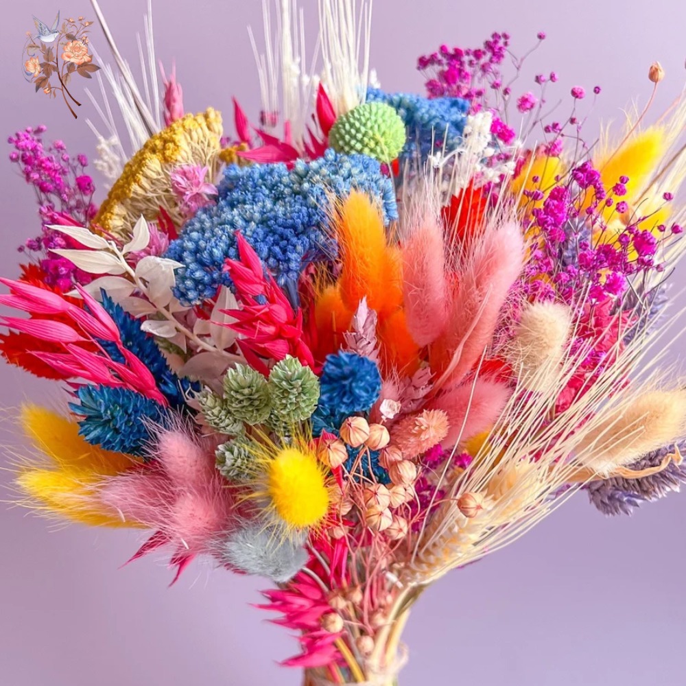 Ramo de boda de flores secas c - Dried Flower Bouquet reseña y precio