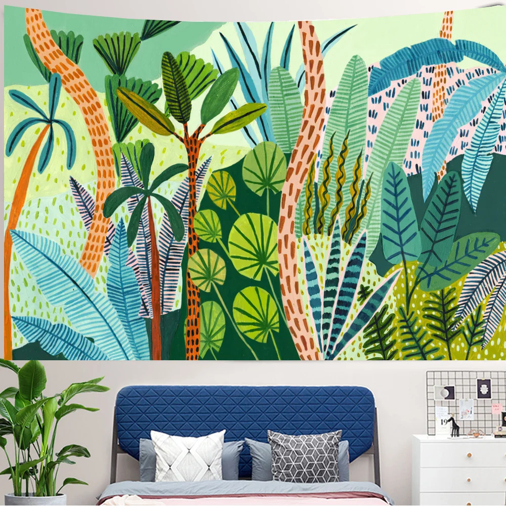 Planta verde Tropical para col - Home Decor Yoga reseña y precio