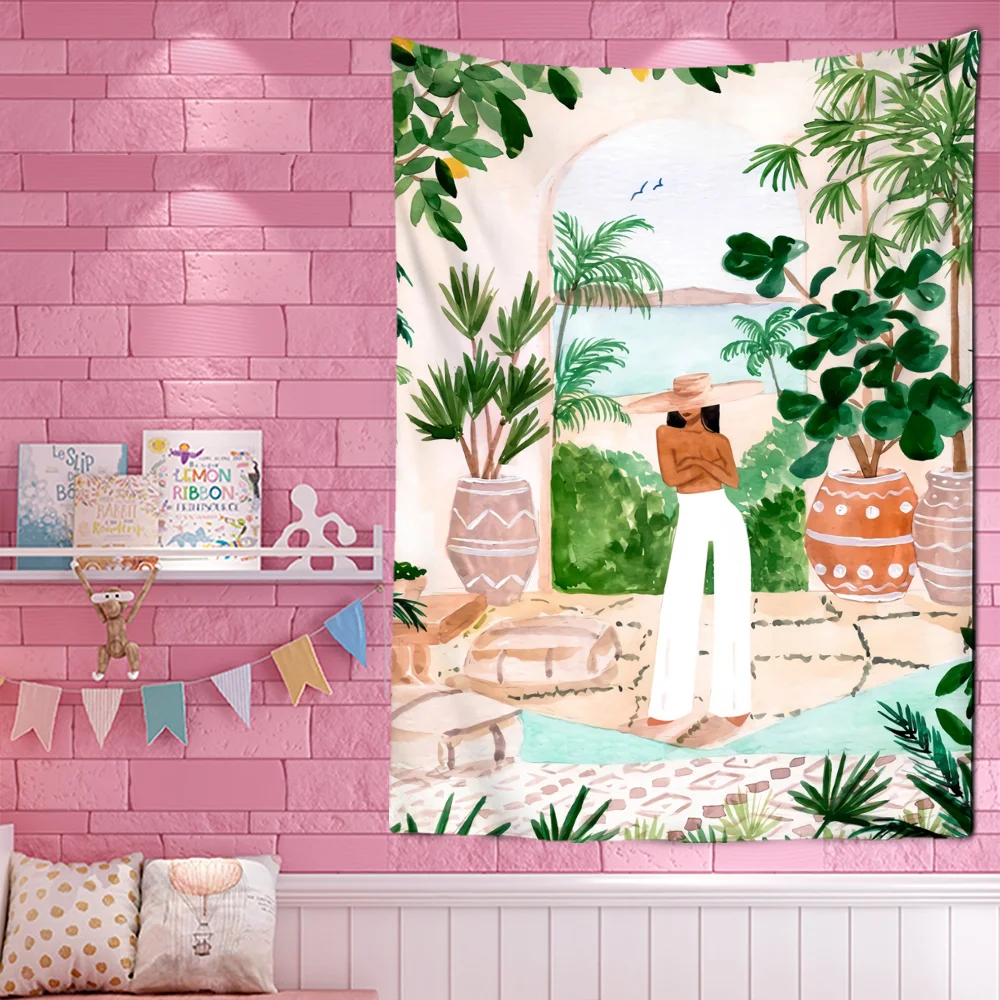 Planta verde Tropical para col - Home Decor Yoga reseña y precio