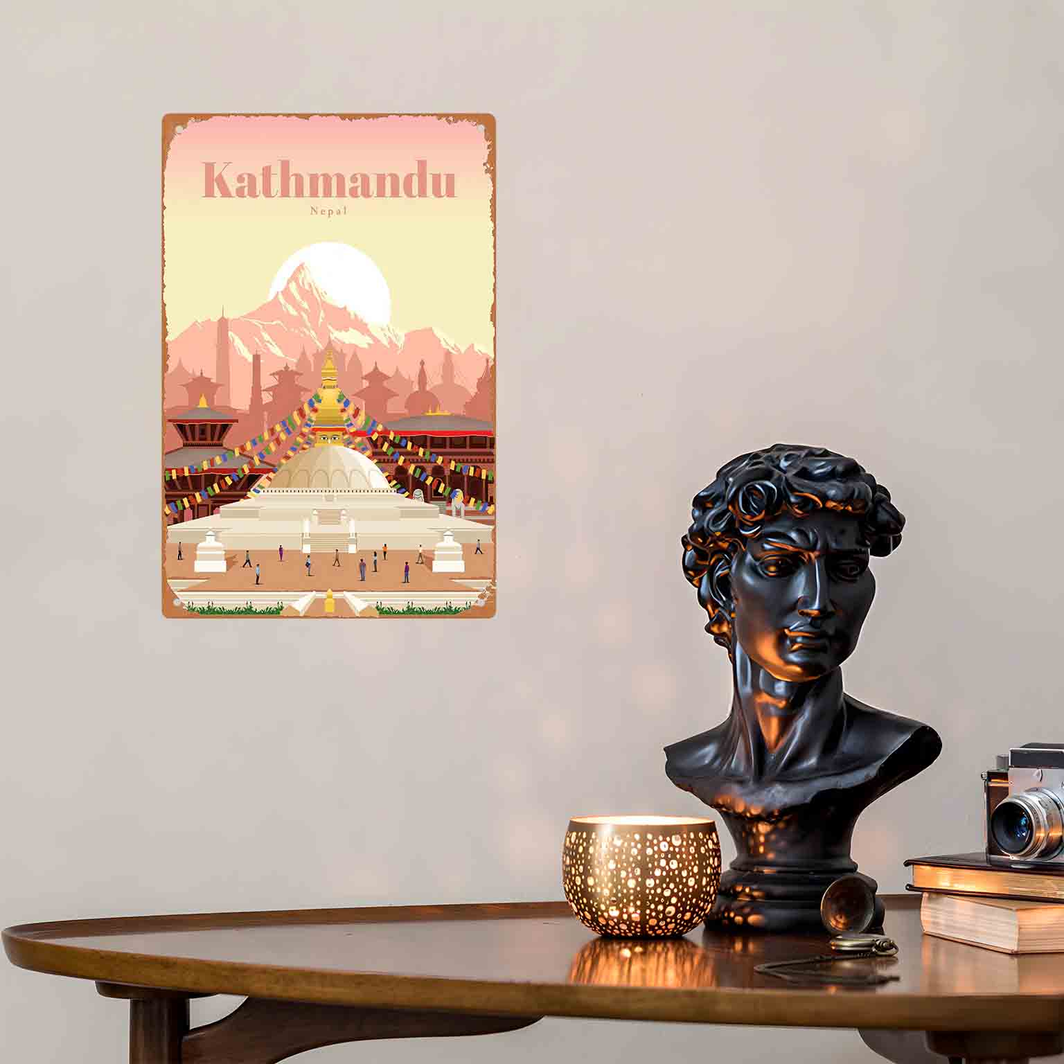 Póster plano 2D de 1 pieza con - Home Decor Kathmandu reseña y precio