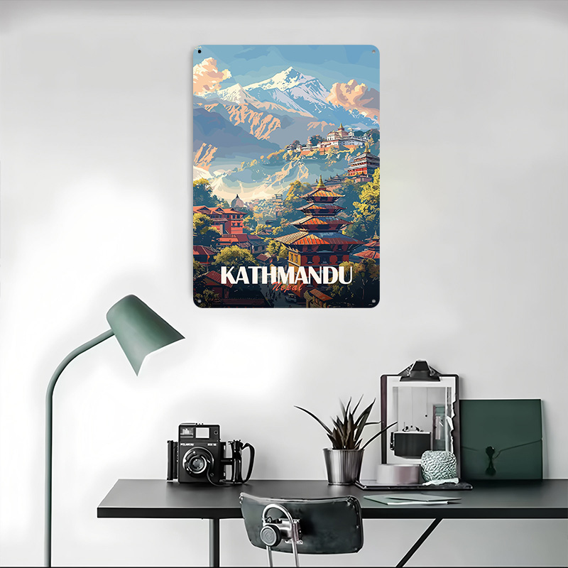 Póster del Paisaje Urbano de K - Home Decor Kathmandu reseña y precio
