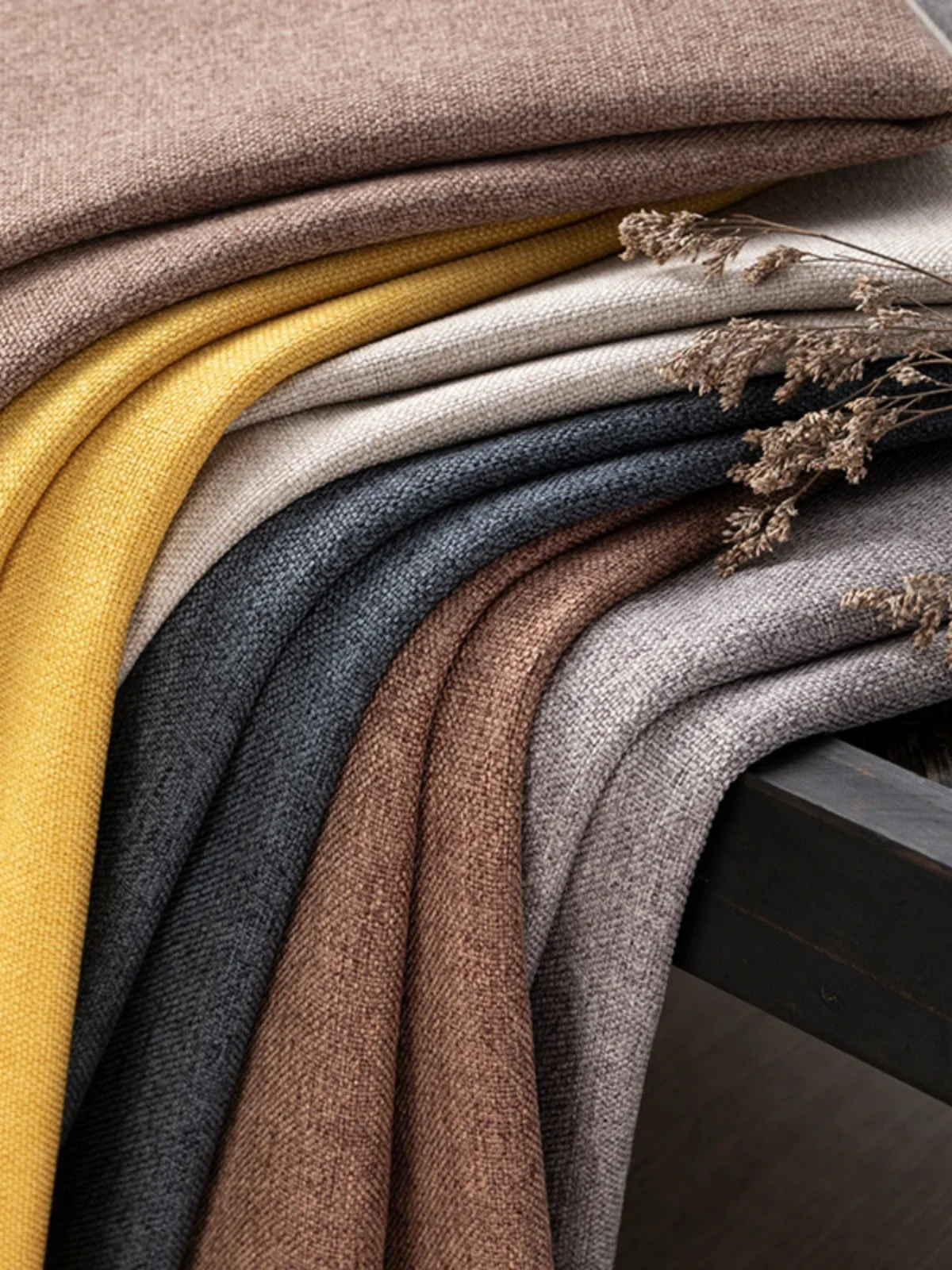 Tela de lino lisa gruesa, fina - Linen Table Runner reseña y precio