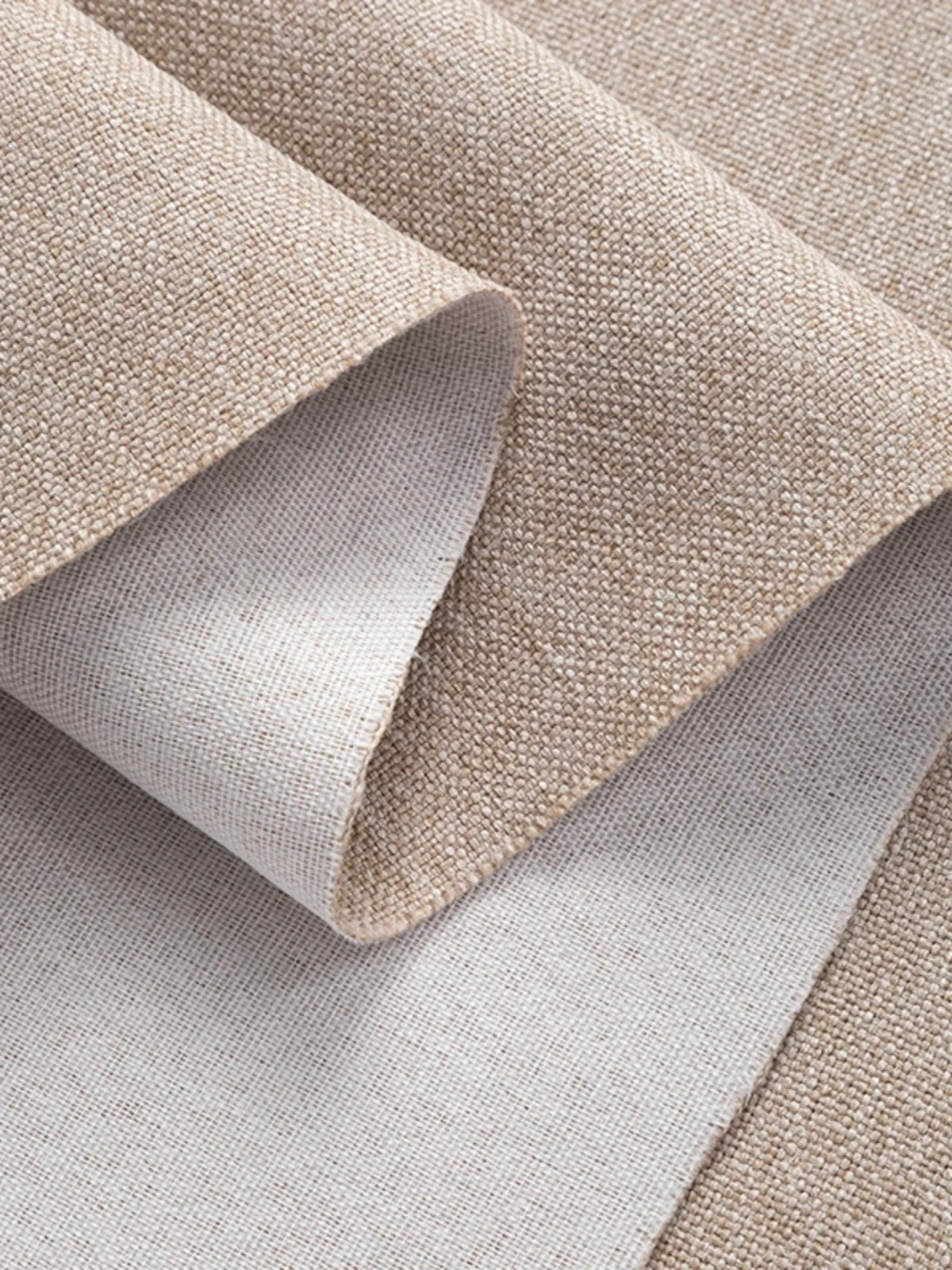 Tela de lino lisa gruesa, fina - Linen Table Runner reseña y precio