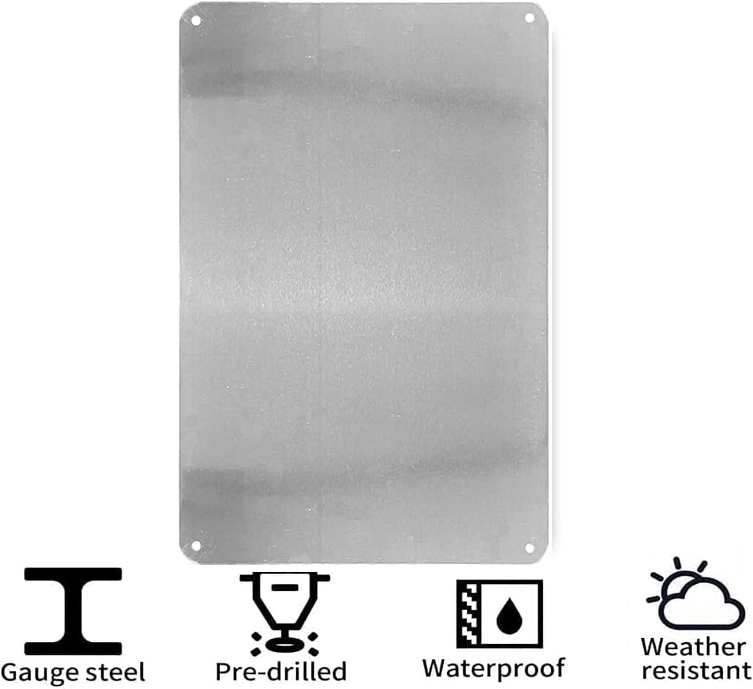 Letrero Metálico Vintage con D - Home Decor Wall Panels reseña y precio