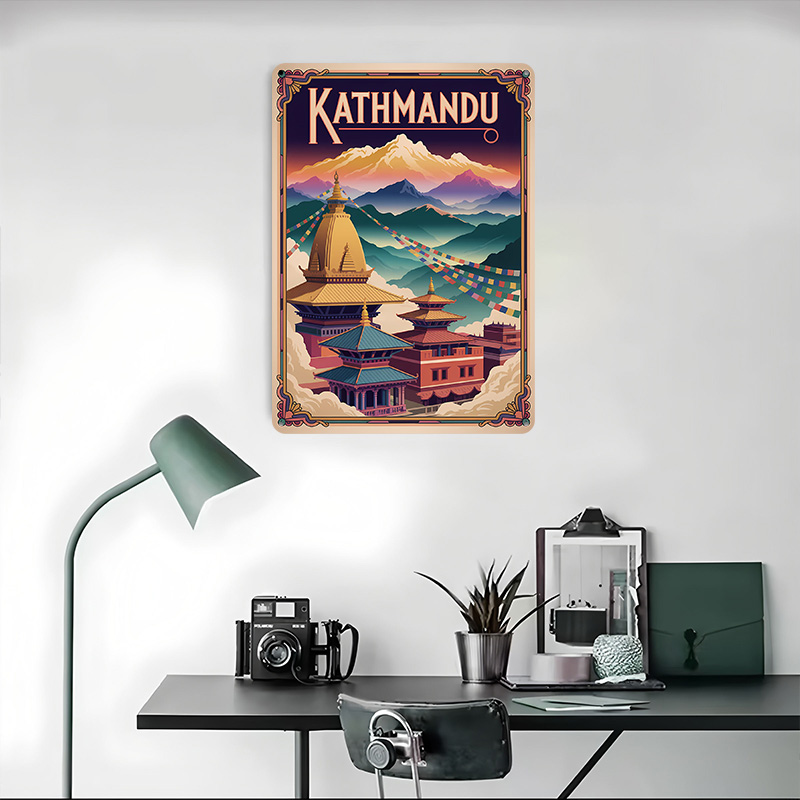 Póster de Arte de Viaje a Kath - Home Decor Kathmandu reseña y precio