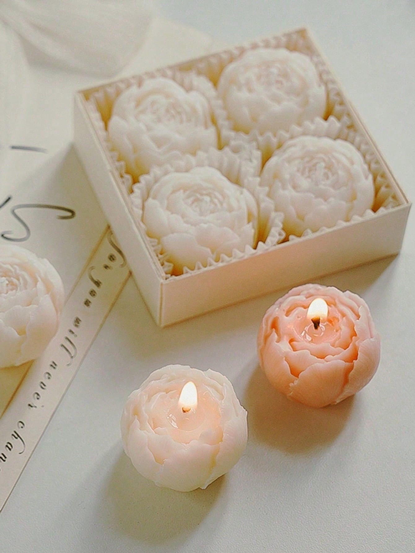 4 unidades/caja de velas de ce - Home Decor Handmade reseña y precio