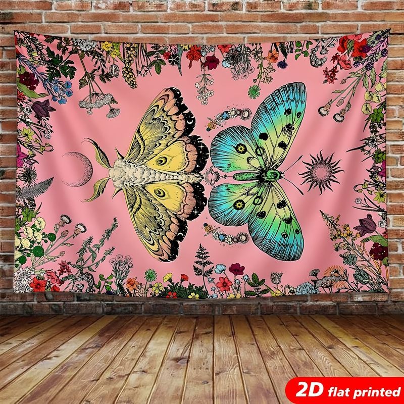 VIKAMA Moth Butterfly Moon Pha - Home Decor Yoga reseña y precio