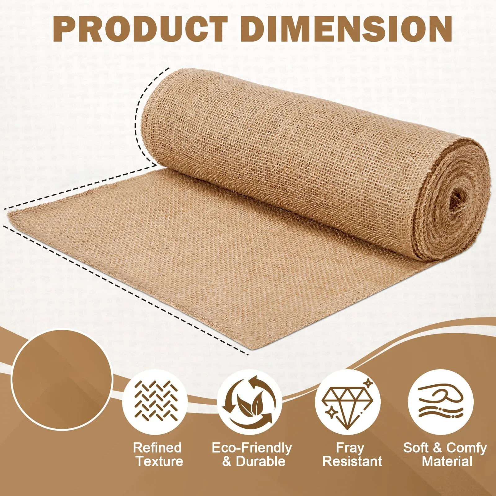 Nuevo Diseño Rollo de Yute Bei - Linen Table Runner reseña y precio