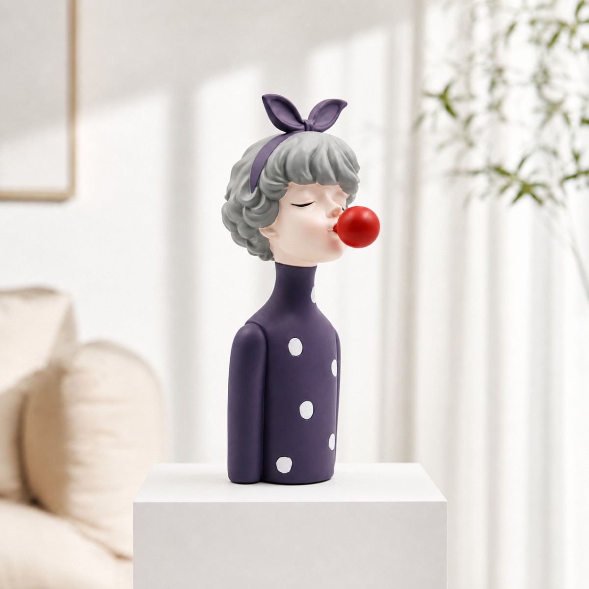 Figura de Resina de Chica con  - Vanity Home Decor reseña y precio