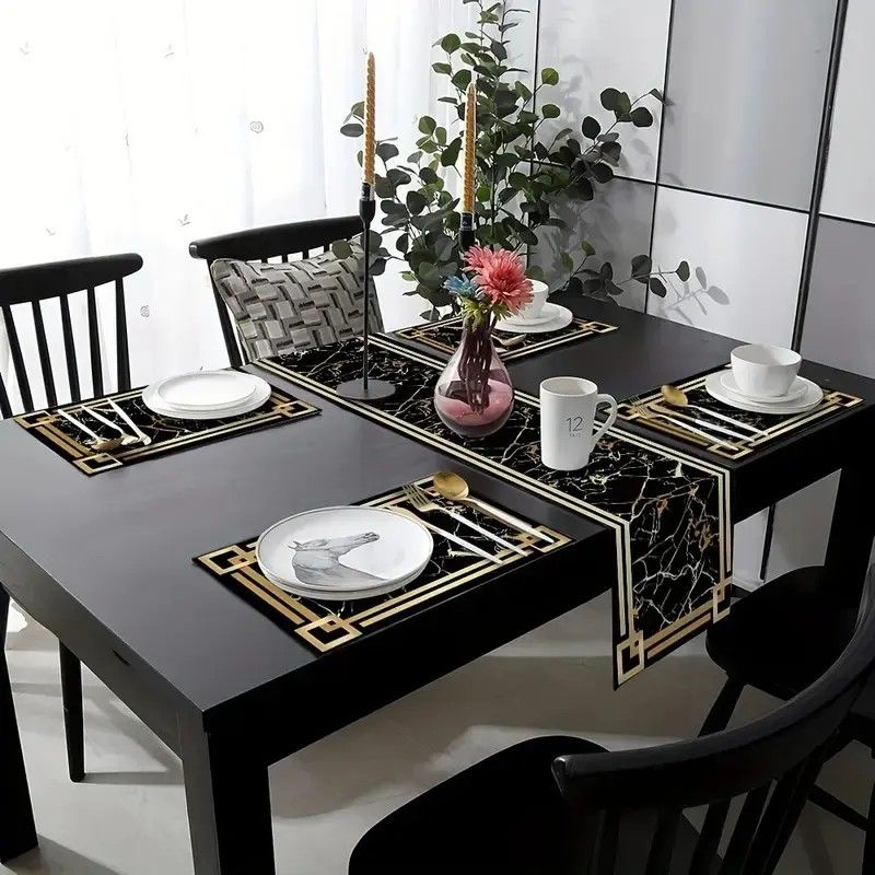 Juego de Manteles Individuales - Linen Table Runner reseña y precio