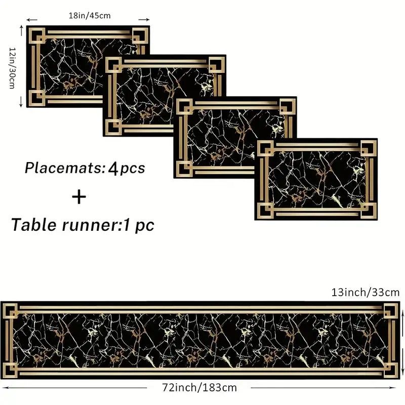 Juego de Manteles Individuales - Linen Table Runner reseña y precio