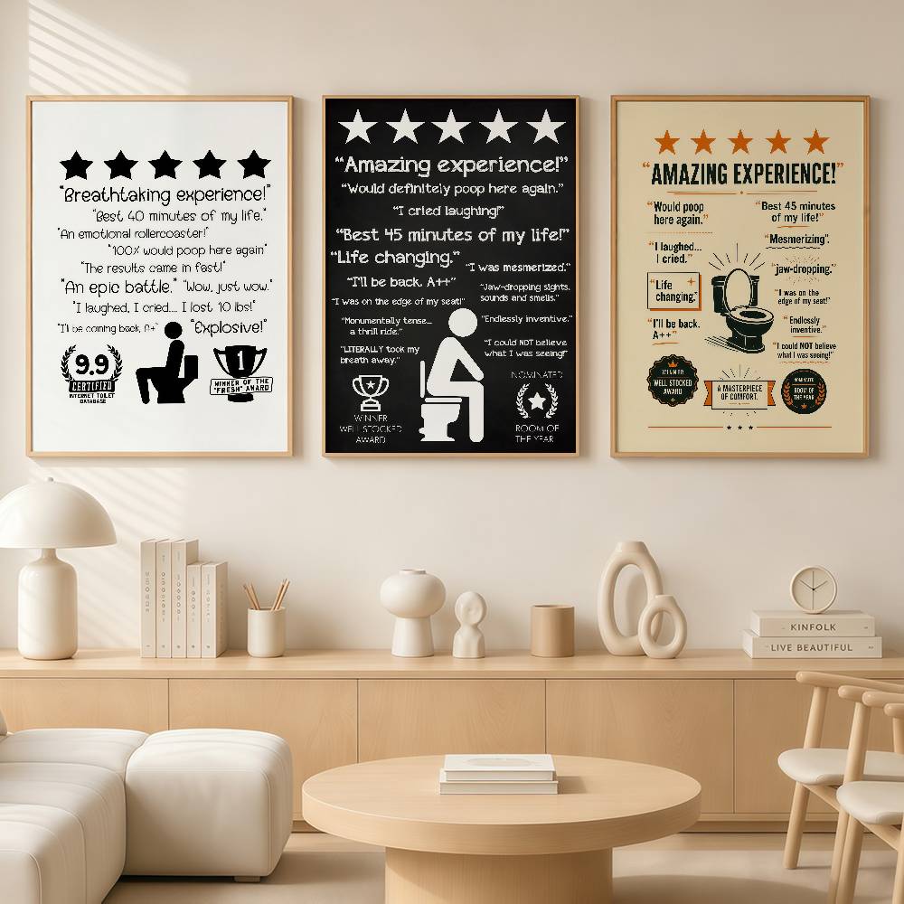 Divertido póster de pared con  - Review Home Decor reseña y precio