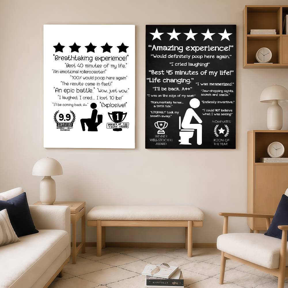 Divertido póster de pared con  - Review Home Decor reseña y precio