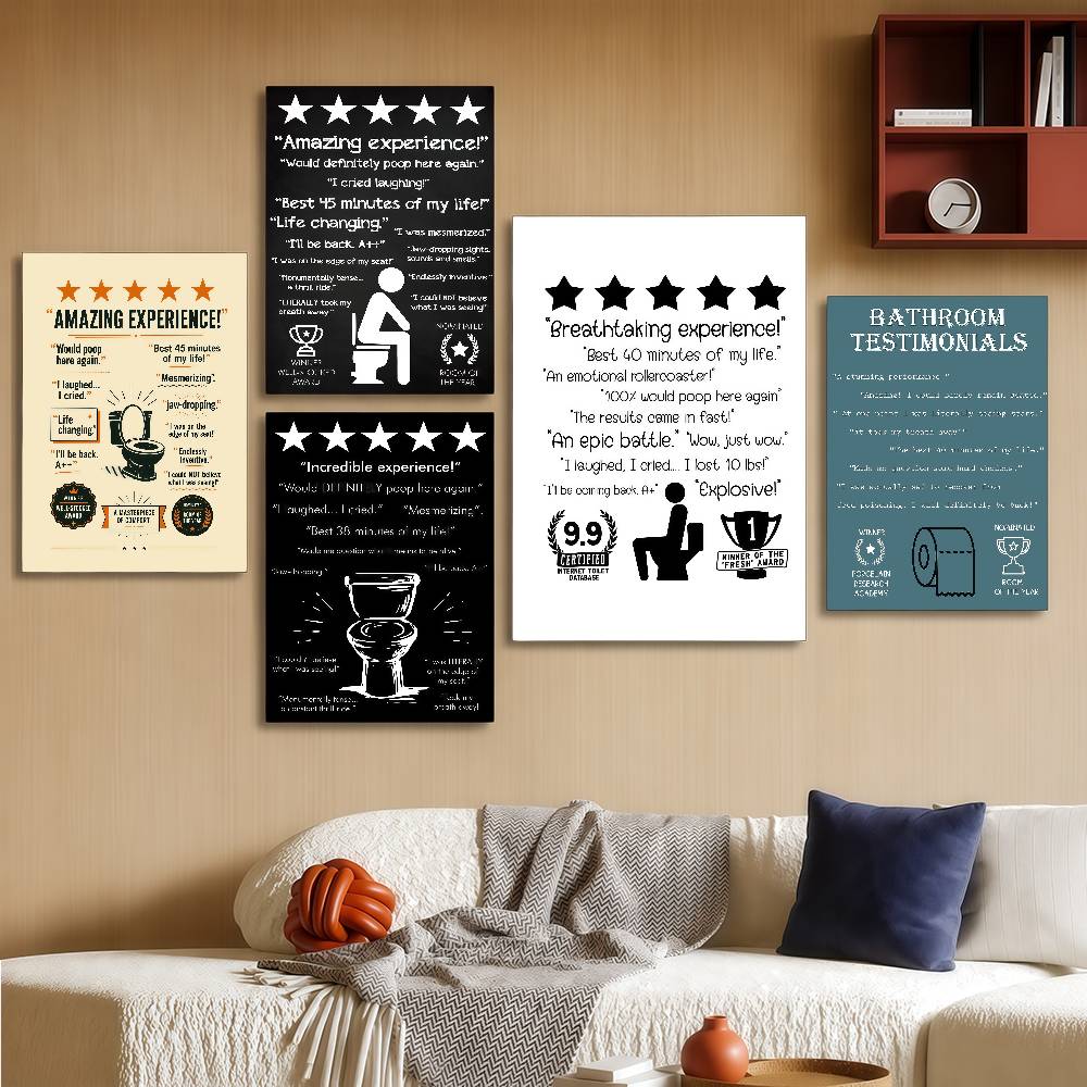 Divertido póster de pared con  - Review Home Decor reseña y precio