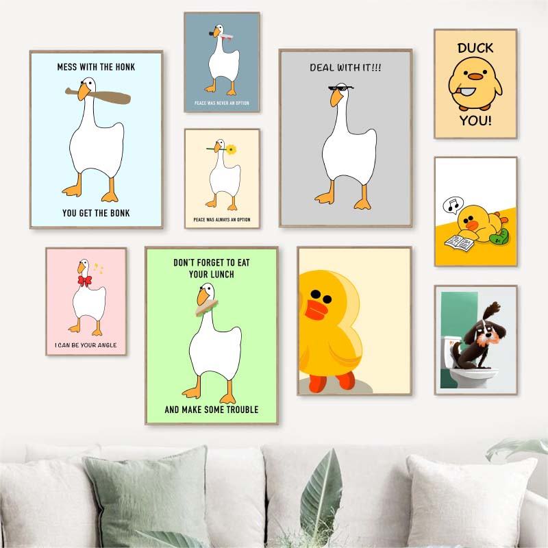 1 pieza de pósteres e impresio - Home Decor Duck reseña y precio
