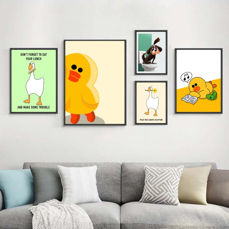 1 pieza de pósteres e impresio - Home Decor Duck reseña y precio