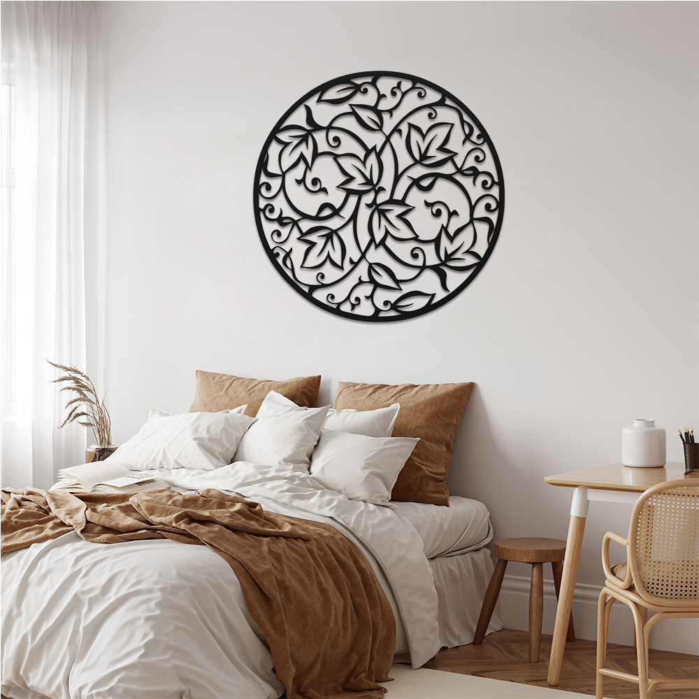Elegante arte de pared de mand - Home Decor Yoga reseña y precio