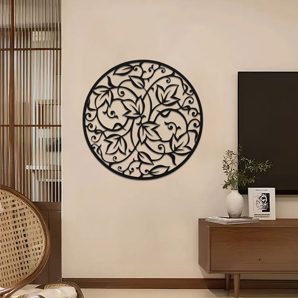 Elegante arte de pared de mand - Home Decor Yoga reseña y precio