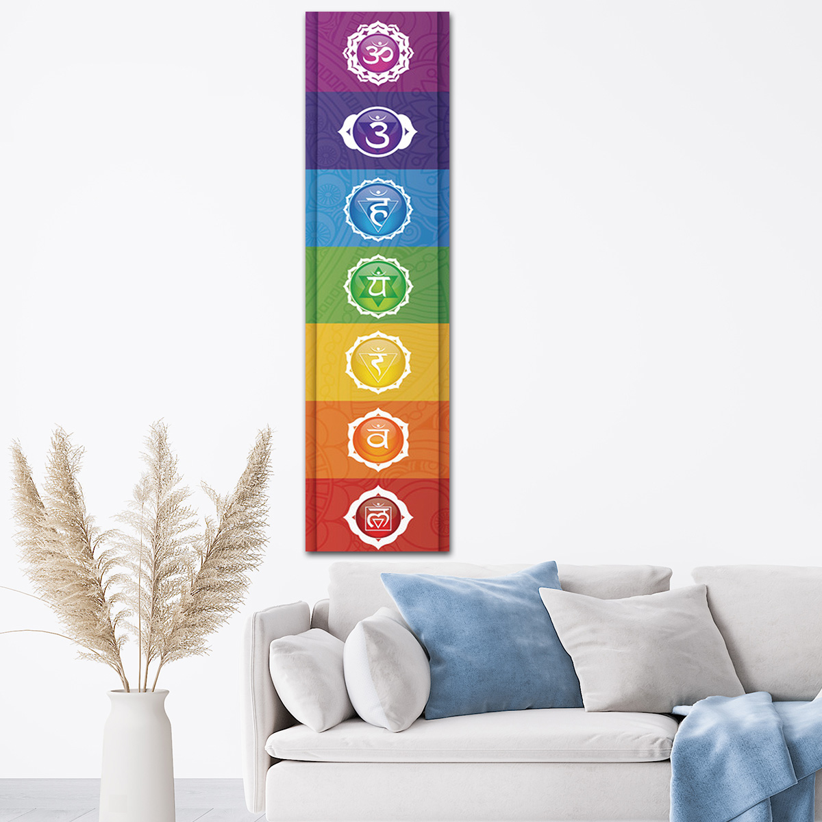 Tapiz de elementos coloridos C - Home Decor Yoga reseña y precio