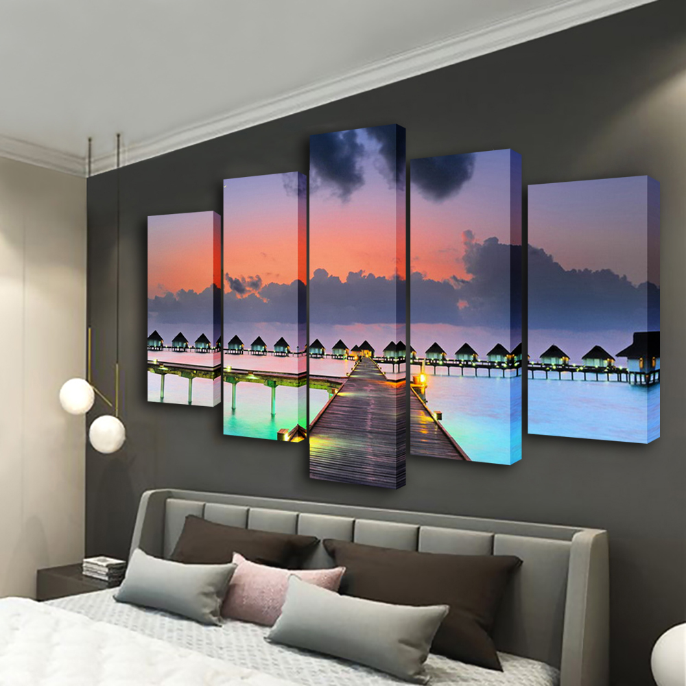 Arte de pared pintura de puest - Home Decor Wall Panels reseña y precio