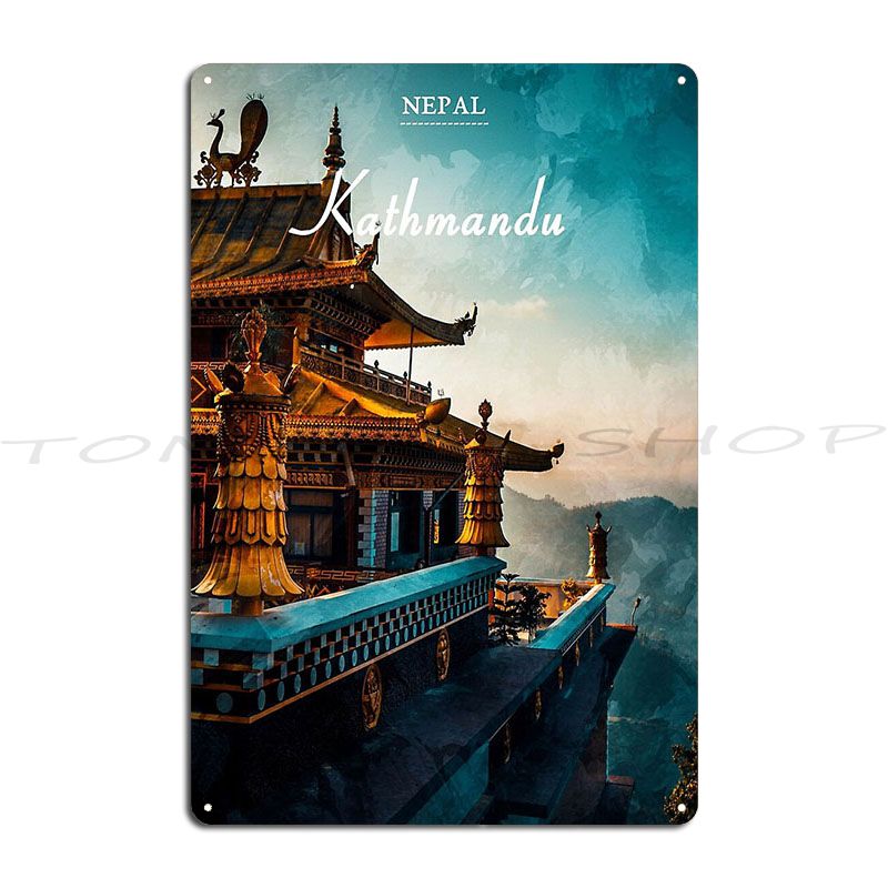 Letrero Metálico de Viaje a Ka - Home Decor Kathmandu reseña y precio